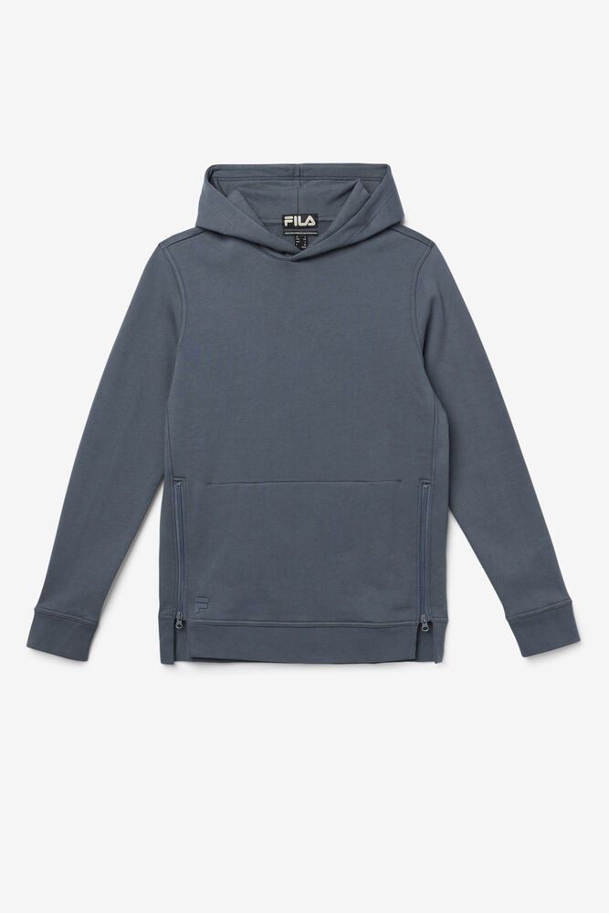 Fila Hoodie Mens Grey - Maddox Pullover - Philippines 6290731-ZA